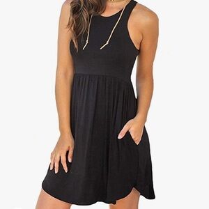 NWT. Summer Black Dress.​